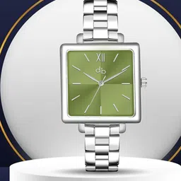 DressBerry Women Green Stainless Steel Bracelet Style Straps Analogue Watch DB-024-Green-picture-33