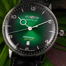 ZEPPELIN Men Round Dial & Leather Straps Analogue Watch 80484-25