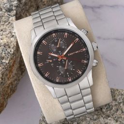 JOKER & WITCH Men Textured Dial & Textured Straps Analogue Watch AMWW683-24