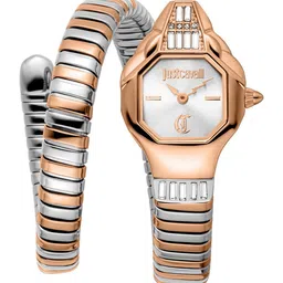 Just Cavalli Women Printed Dial & Stainless Steel Wrap Straps Analogue Watch JC1L326M0065-image-65