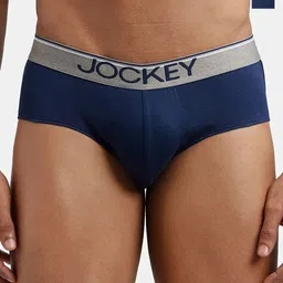 Jockey Men Pack Of 2 Assorted Super Combed Cotton Brief with Ultrasoft Waistband 8037-0201-picture-57