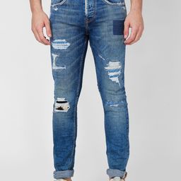 SPYKAR Men Skinny Fit Low-Rise Highly Distressed Heavy Fade Cotton Jeans-picture-46