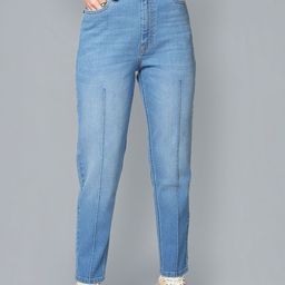 Flying Machine Women Blue High-Rise Low Distress Light Fade Stretchable Jeans-image-33