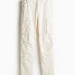 H&M Slim Fit Ripstop Cargo Trousers-image-14