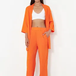 Trendyol V-Neck Shrug & Trousers-image-19