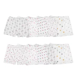 BAESD Infants Pack Of 12 Conversational Printed Pure Cotton Boy Shorts 2_W.S.A.O_PO-12-37