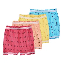 BAESD Kids Pack Of 4 Printed Pure Cotton Boyshorts Briefs-38