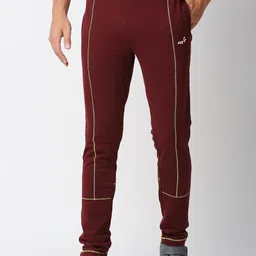 FiTZ Men Striped Slim-Fit Running Sports Track Pants-image-56