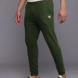 HRX by Hrithik Roshan Slim Fit Anti Odour Joggers-image-18
