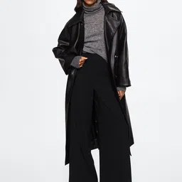 MANGO Women Black Trousers-picture-29