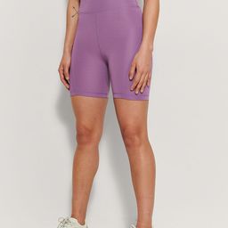 NA-KD Women Purple Slim Fit High-Rise Shorts-image-40