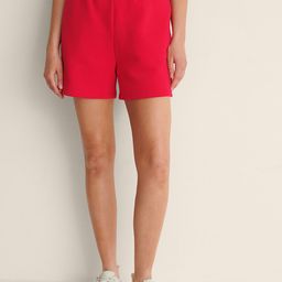 NA-KD Women Red High-Rise Shorts-picture-47