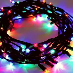 SPARK WORLD Red & Green Rice Shaped LED String Lights-29