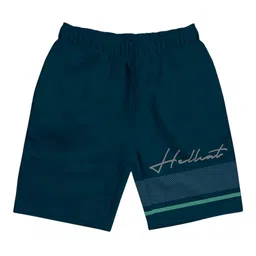 HELLCAT Girls Typographic Printed Mid-Rise Cotton Shorts-image-23