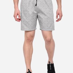 JADE BLUE Men Grey Sports Shorts-image-13