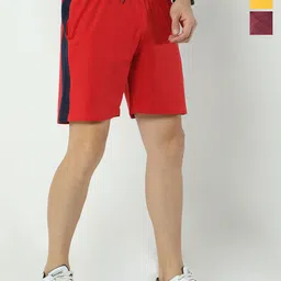 ARDEUR Men Pack Of 3 Cotton Training or Gym Sports Shorts-32
