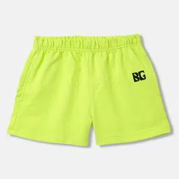 Blue Giraffe Girls Mid Rise Pure Cotton Shorts-image-98