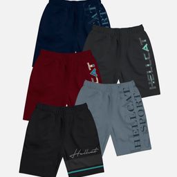 HELLCAT Boys Black Sports Shorts-image-22