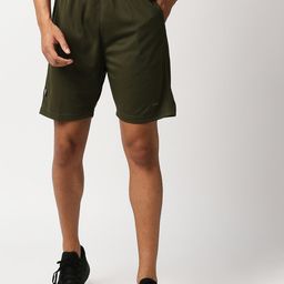 Black Panther Men Olive Green Running Sports Shorts-picture-13