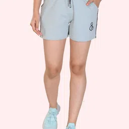 StyleAOne Women Mid Rise Cotton Running Sports Shorts-picture-50