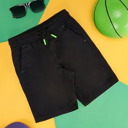 Pantaloons Junior Infant Boys Mid-Rise Cotton Shorts-picture-8