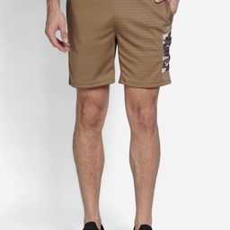 Wildcraft Men Khaki Printed Sports Shorts-image-73