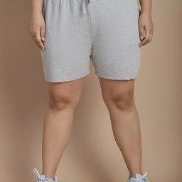 Rute Plus Size Women Mid-Rise Cotton Sports Shorts-image-10