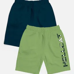 HELLCAT Boys Pack of 2 Typography Printed Shorts-image-85