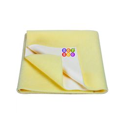 BeyBee Kids Yellow Cotton Waterproof & Anti-Dust Extra Large Dry Sheet-image-86