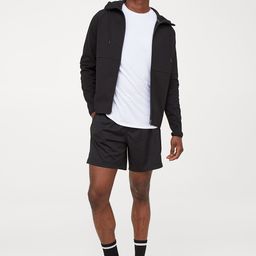 H&M Men Black Solid Rapid-Dry Sports Shorts-image-95