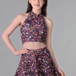 Keepfit Floral Printed Padded Swim Set-image-50