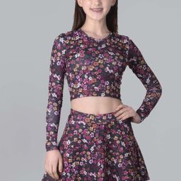 Keepfit Floral Printed Padded Swim Set-image-25