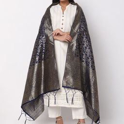 Ethnicity Ethnic Motifs Woven Design Dupatta With Zari-picture-36