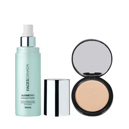 FACES CANADA Set of Ultime Pro Makeup Fixer & Weightless Stay Matte Compact-15