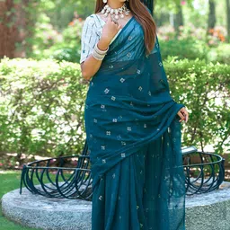 Mitera Embellished Sequinned Saree-picture-43