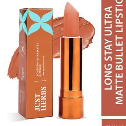 Just Herbs 360 Degree Beauty Ultra Matte Lipstick With Shea Butter - 4g - Nude Allure 15-90