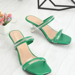 madam glorious Square Toe Stiletto Heels-57