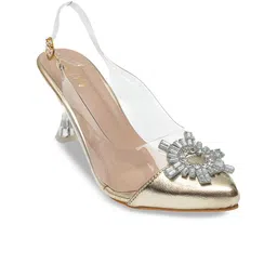 Dapper Feet-Fancy Nancy Embellished Pointed Toe Slim Heeled Mules-27