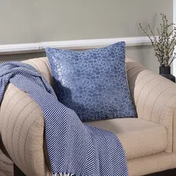 MASPAR Blue Geometric Square Cushion Covers-52