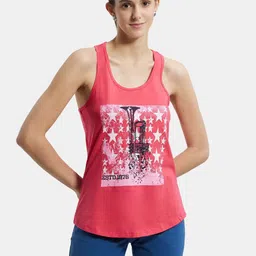 Jockey Cotton Graphic Printed Racerback Styled Tank Top-picture-8