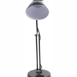 SPARK WORLD Black Contemporary Bell Shaped Table Lamp-10