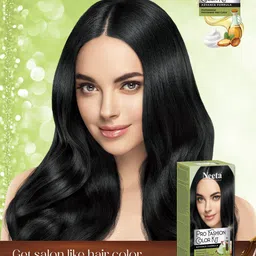 Neeta Professional Pro Fashion Permanent Hair Color Kit 100g - Natural Black 1.0-image-35