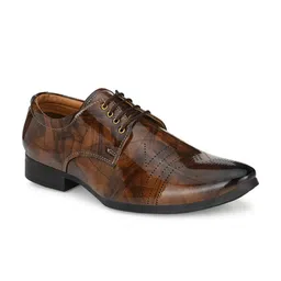 RL Rocklin Men Brown Printed Derbys-picture-21