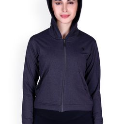 LAASA SPORTS Women Grey Training or Gym Sporty Jacket-image-107