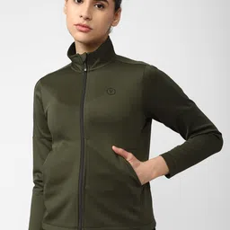 Van Heusen Woman Mock Collar Sporty Jacket-45