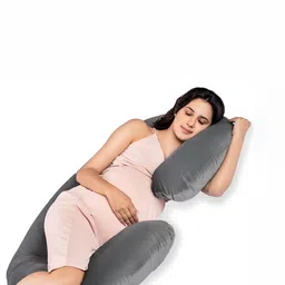 DADDY COOL Grey Fibre Filled Breathable Maternity Pillow-image-25