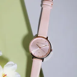 French Connection Women Leather Bracelet Style Straps Analogue Watch FCN00080F-44