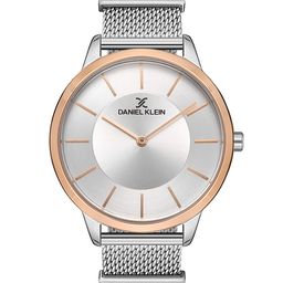 Daniel Klein Women Silver-Toned Dial & Silver Toned Bracelet Style Straps Analogue Watch DK 1 13156-5-image-27