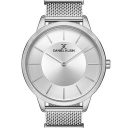 Daniel Klein Women Silver-Toned Dial & Silver Toned Bracelet Style Straps Analogue Watch-64