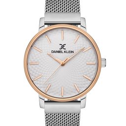 Daniel Klein Women Silver-Toned Dial & Silver Toned Bracelet Style Straps Analogue Watch DK 1 13087-5-image-57